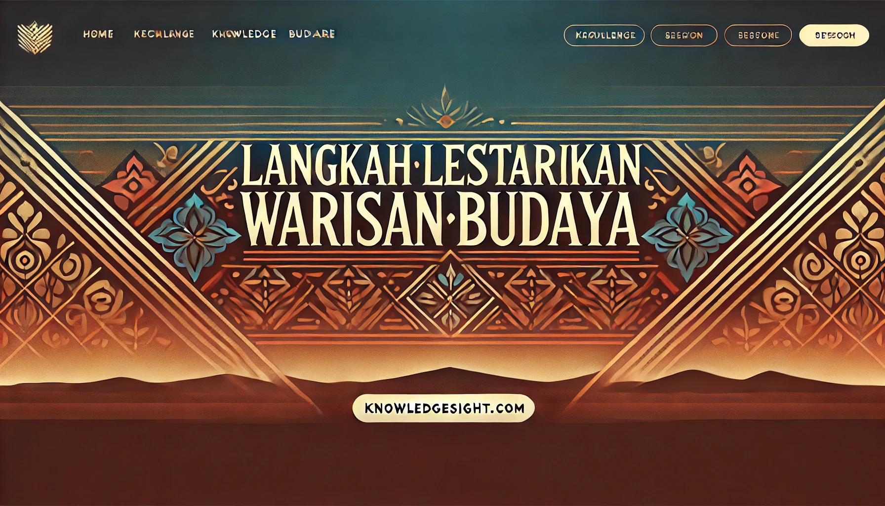 Langkah lestarikan Warisan Budaya